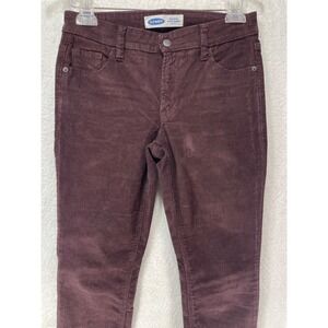 Old Navy Women's size 2 Rockstar Super Skinny Mid Rise Brown Corduroy Pants